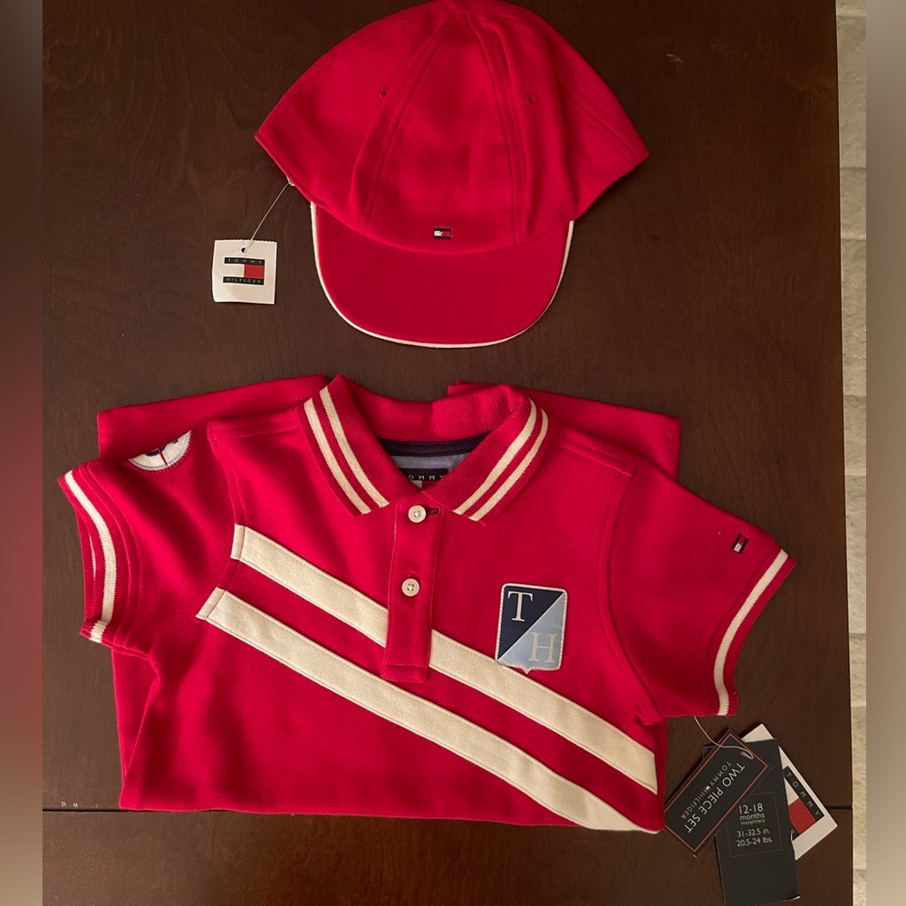 Brand-new (with tags) two-piece Tommy Hilfiger infant set
